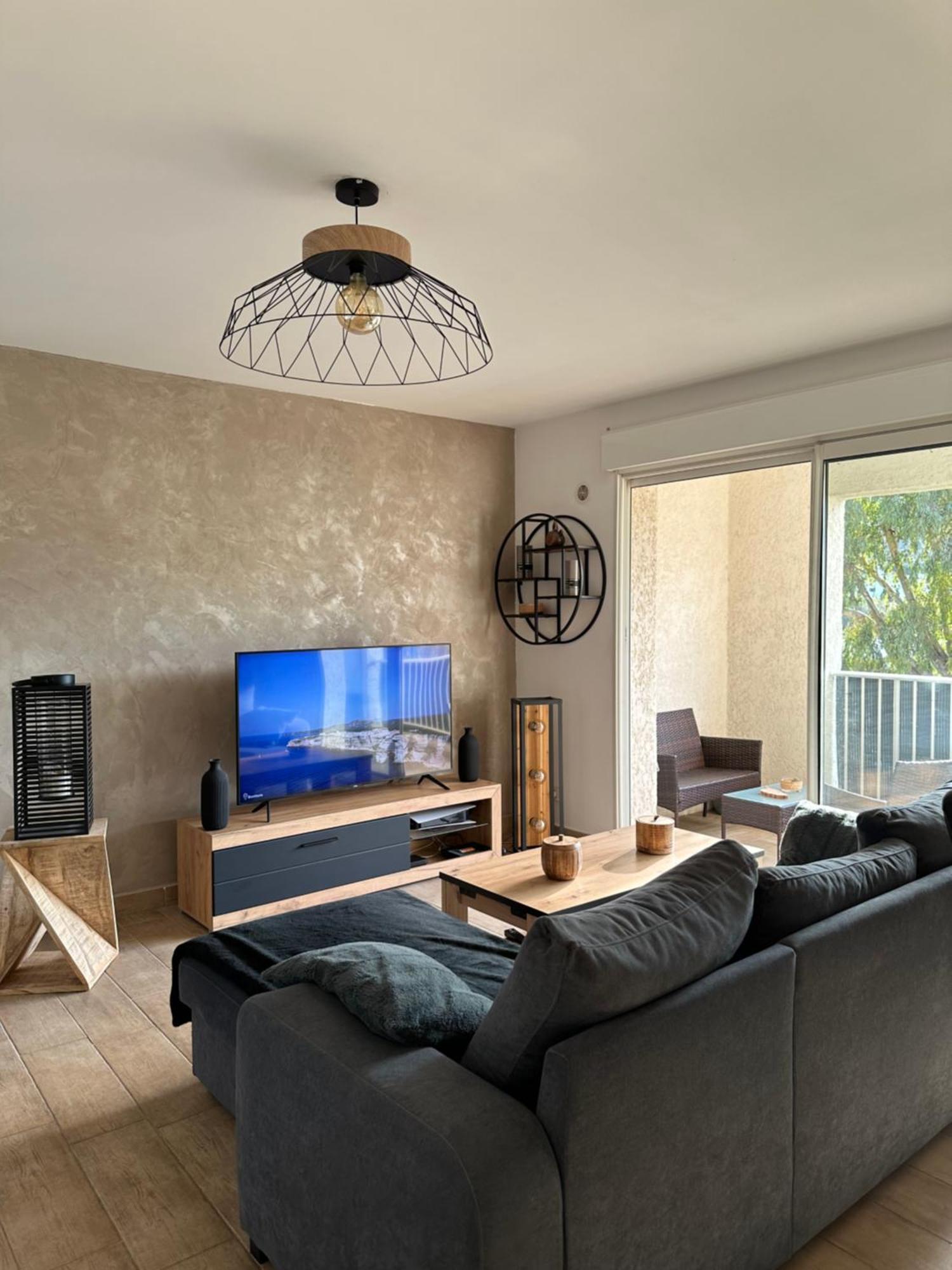 Appartement T2 - Vue Montagne Biguglia  Luaran gambar